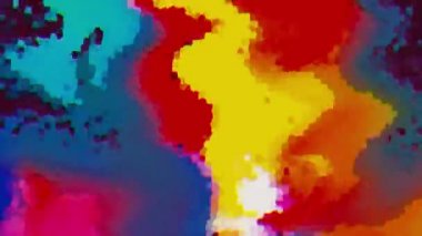 Gelişigüzel gelecek siber punk holografik arka planı.