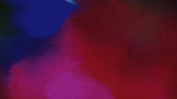 活気のあるエラーデータネオンサイバーパンク虹色の背景. — ストック動画
