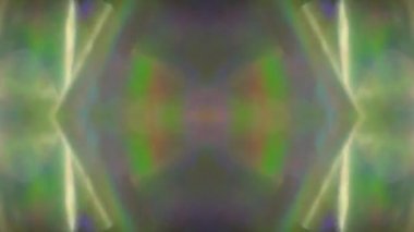 Döngülü gökkuşağı arkaplanı. Moda ışık sızıntısı. Rastgele parlayan ışık demetleri. 