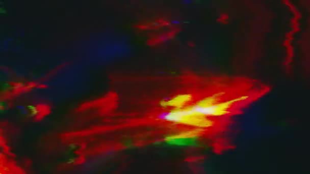 Μικτή χρωματισμένη μοντέρνα δυναμική νοσταλγική shimmering φόντο. — Αρχείο Βίντεο