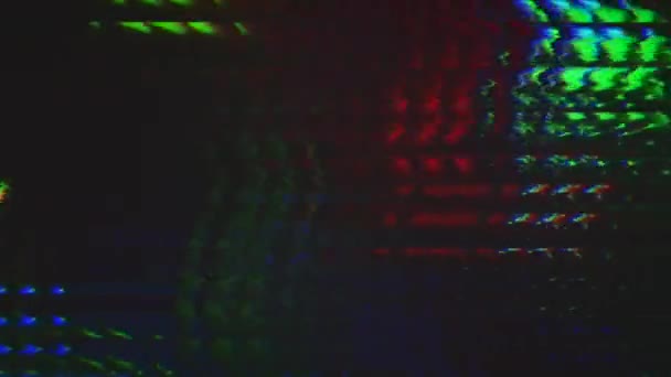 Živé psychedelické neonové nostalgické iridescentní pozadí. — Stock video