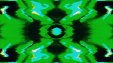 Gelişigüzel veri arızası geometrik bilim kurgu parıldayan arka plan. 