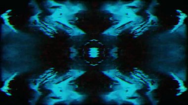 Kaleydoskop klasik bilim kurgu zarifçe parıldayan arkaplan. 