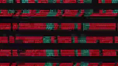 Evrensel neon siberpunk psikedelik parıldayan arka plan. Bozulmuş bilgisayar veri taklidi.