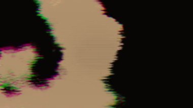 Soyut veri hatası geometrik siber punk yanardöner arkaplan.