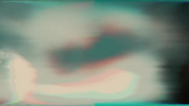 Разноцветный элегантный геометрический футуристический голографический фон. — стоковое видео