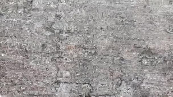 O efeito da pedra líquida ou superfície de concreto, textura psicodélica asfáltica. — Vídeo de Stock