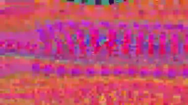 Bilimkurgu holografik arkaplanı parıldayan canlı hata verisi. 