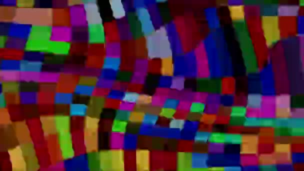 Sistem Trendy error neon futuristic noisy background. — Stok Video