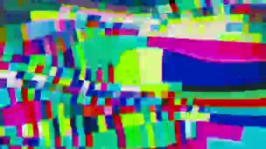 Canlı parazit taklit neon siber punk gürültülü arkaplan. 