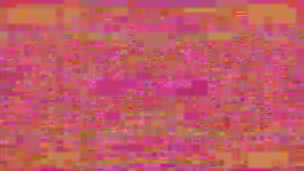 Dati astratti glitch lampeggiante sci-fi sfondo olografico. — Video Stock