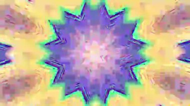 Soyut kaleydoskop, parlak arkaplan. 
