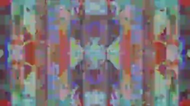 Gelişigüzel klasik bilim kurgu trend aynalı holografik arka plan. 