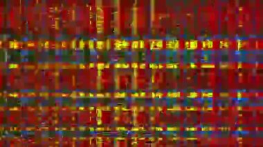 Bilgisayar hatası dinamik nostaljik psikedelik holografik arkaplan. 