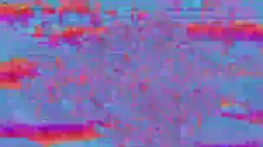 Farklı şekil ve renklerde çok renkli çarpıtmalar, yüksek titreşimli hız, çizgiler, arızalar ve parazitler.. 