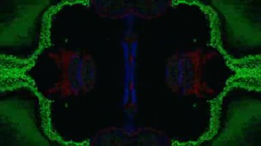 Karışık renkli modaya uygun gelecekçi siber punk yanardöner arka plan.