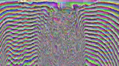 Hata verisi dönüştürülüyor geometrik siber punk holografik arkaplan.