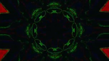 Organik akıllara durgunluk veren süsler, webpunk şovları için renkli animasyonlar.