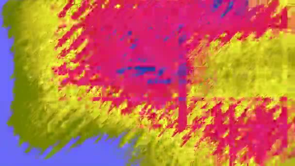 Multicolored pattern light lecks holographischen Hintergrund. — Stockvideo