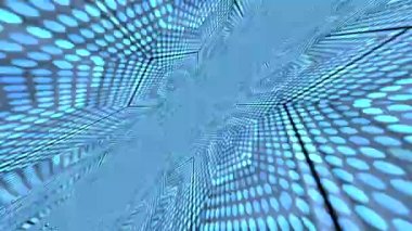 Soyut parazit taklit geometrik bilim-kurgu holografik arka plan