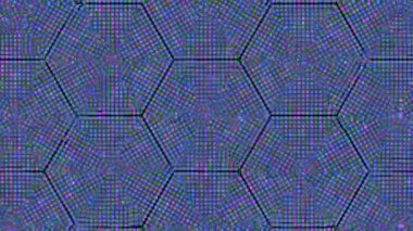 Dijital zarif geometrik gelecek holografik arkaplan.