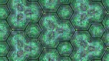 Çok renkli, siber punk, psikedelik, sanal arka plan..