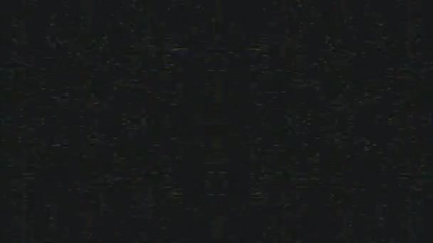 Ψηφιακό κομψό γεωμετρικό cyberpunk shimmering φόντο. — Αρχείο Βίντεο