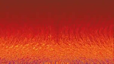 Canlı kırmızı ve turuncu psikedelik geometrik fütüristik yanardöner arkaplan. 