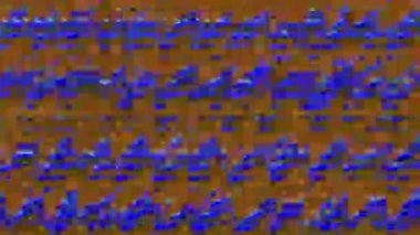 Gelişigüzel hata verisi geometrik nostaljik holografik arkaplan.