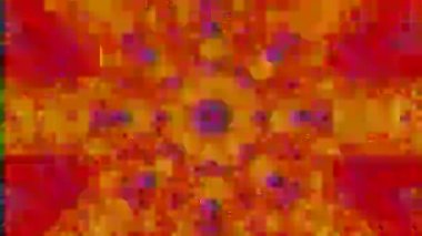 Canlı, zarif geometrik siber punk holografik arkaplan.