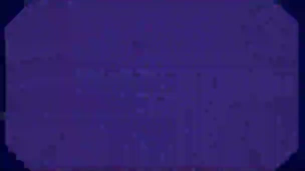 Случайный глюк данных неоновый киберпанк радужный фон. — стоковое видео