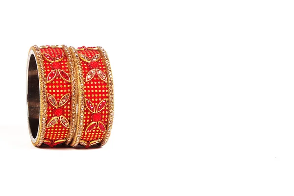 Ethnique Traditionnel Indien Bracelet Porter Dans Poignet — Photo