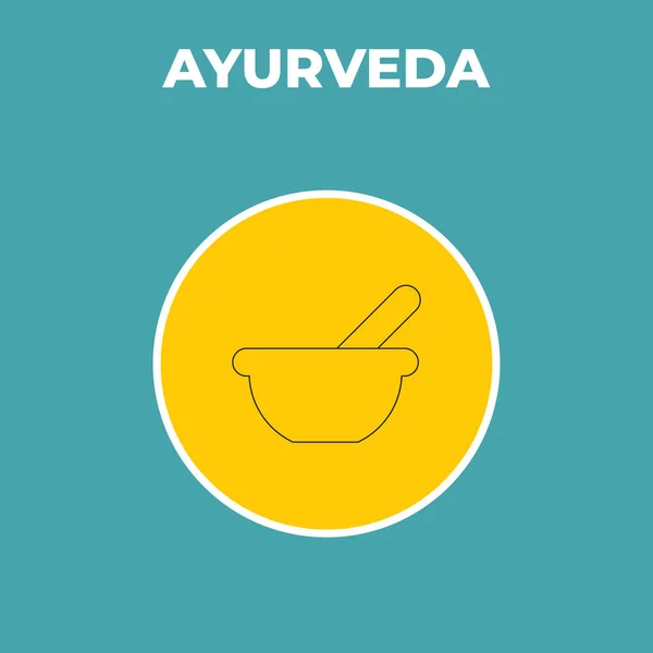 Very Useful Ayurveda Medical Icon Designers Developers Covid Time Period — Stock Vector