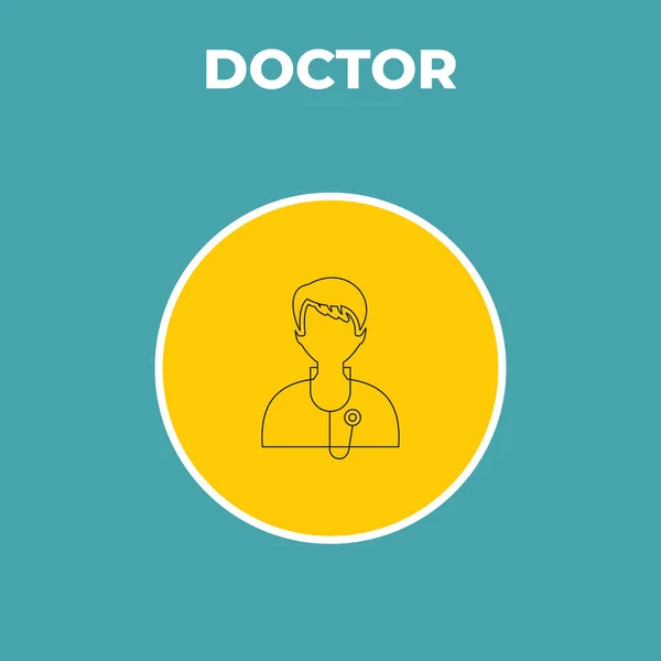 Zeer Nuttig Doctor Medical Icon Voor Ontwerpers Ontwikkelaars Covid Tijdsperiode — Stockvector