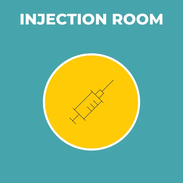 Velmi Užitečné Injekční Místnost Lékařské Ikony Pro Designéry Vývojáře Covid — Stockový vektor