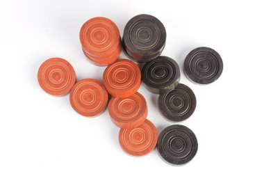 karambol topu üzerinde beyaz izole