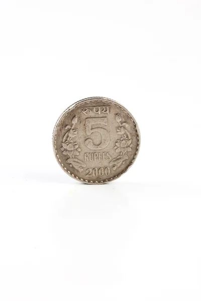 인도 5 루피 동전 — 스톡 사진