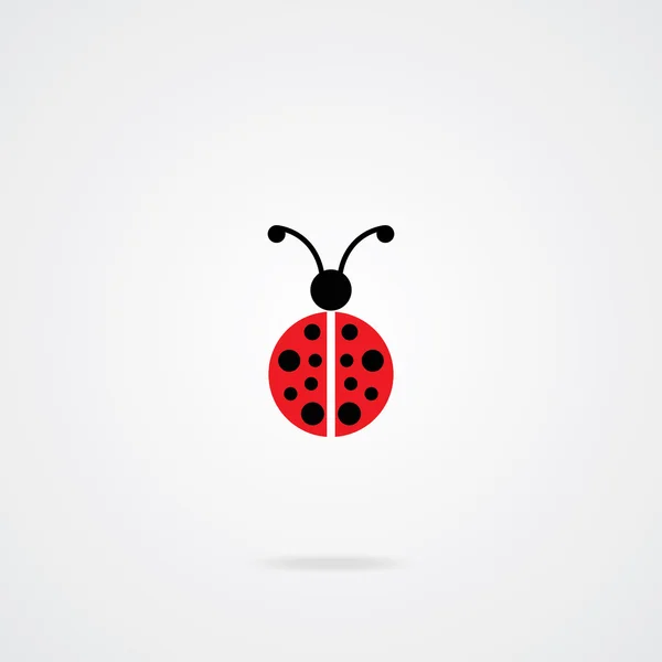 Lady bug ikona. EPS.10 — Archivo Imágenes Vectoriales