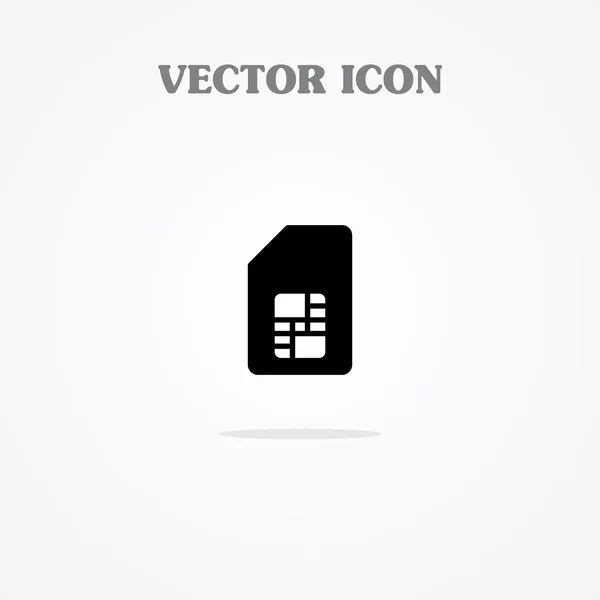 Icono de tarjeta SIM — Vector de stock