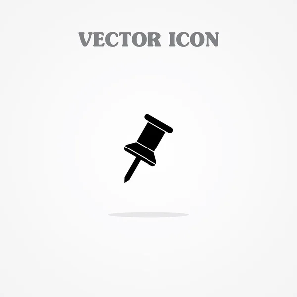 Icono pin — Vector de stock