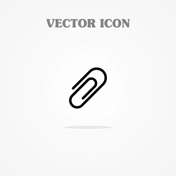 Paperclip bijlage — Stockvector