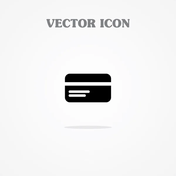 Icono de tarjeta de crédito y débito — Vector de stock