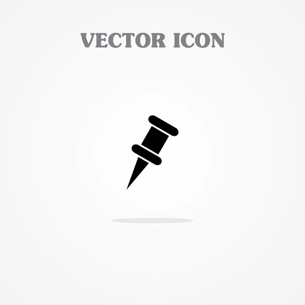 Icono de pin de papel — Vector de stock