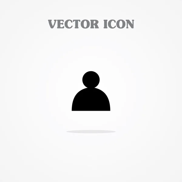 Male User Icon — Stock Vector