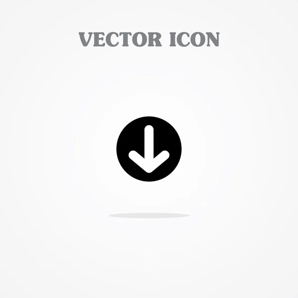 Descargar signo — Vector de stock