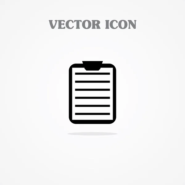 Icono de clip board — Vector de stock