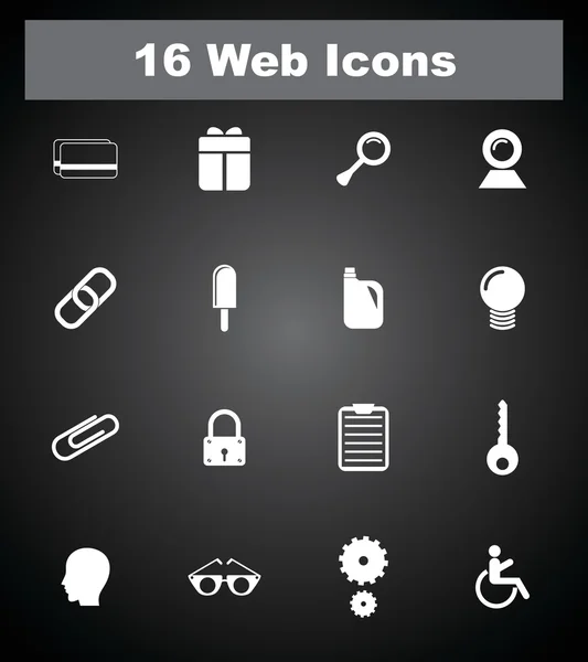 Sehr hässliche Web-Icons. Folge 10. — Stockvektor