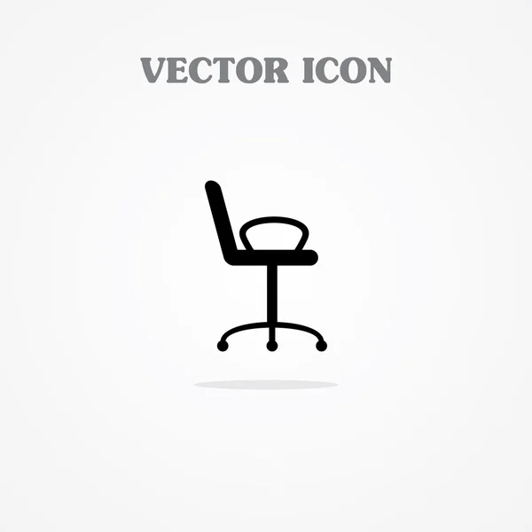 Значок стула — стоковый вектор