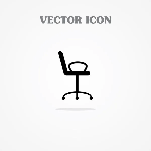 Icono de silla de oficina — Vector de stock