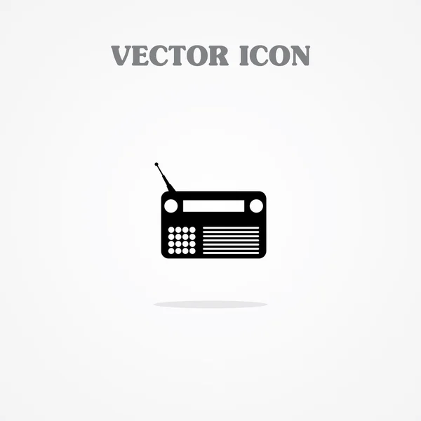 Pictogram voor radio — Stockvector